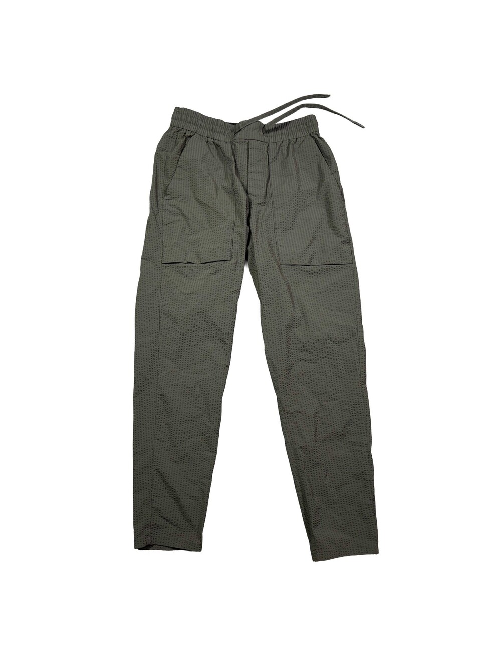 Lululemon Bowline Pants Men's M Dark Olive Stretch Woven Drawstring Jogger